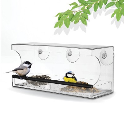 5" Rectangular Window Bird Feeder - Backyard Expressions