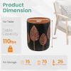 EROMMY Outdoor Coffee Table With Storage Space - 3 of 4