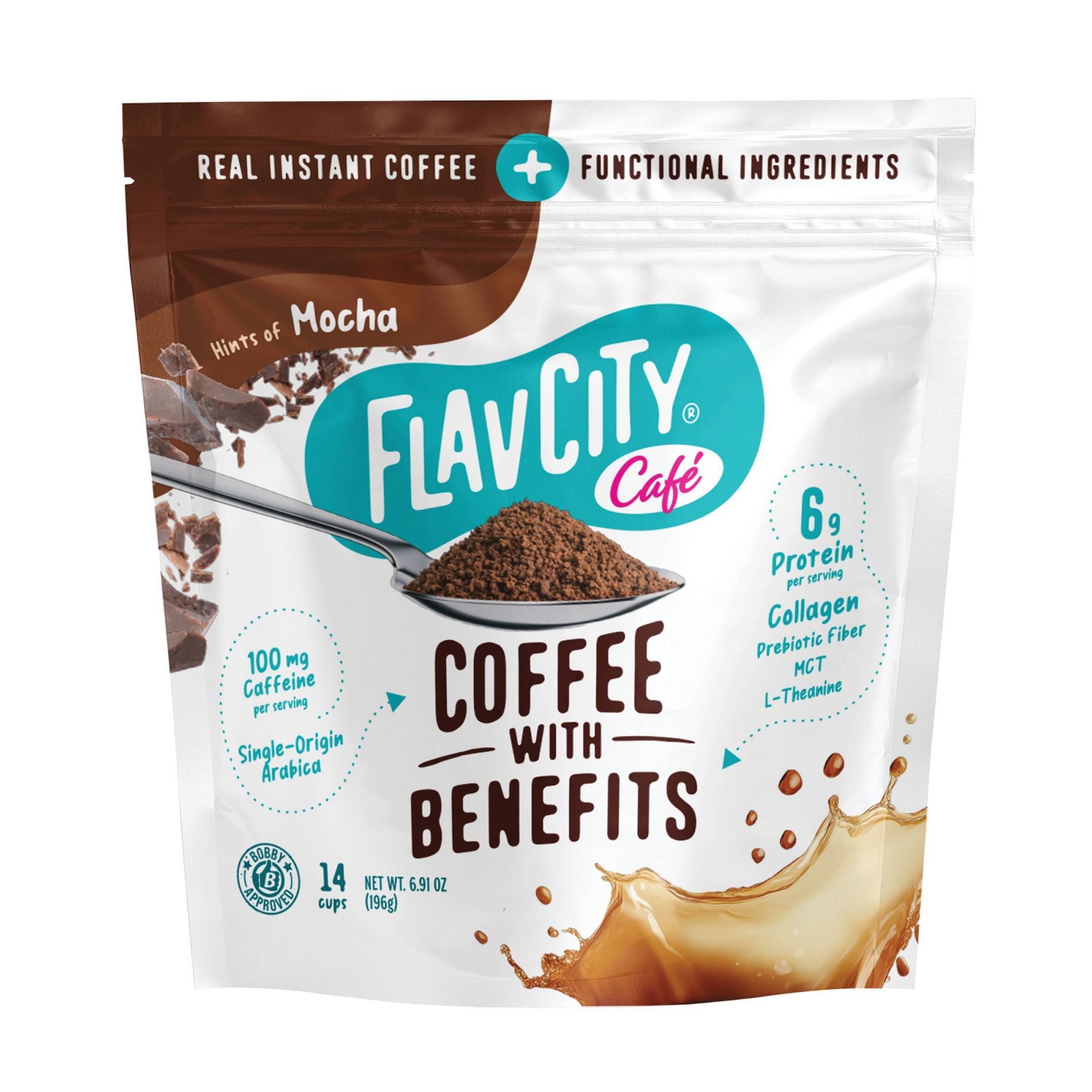 FlavCity Mocha Instant Coffee - 6.91oz
