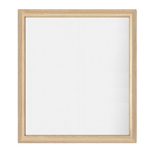 Apmir High-Strength Tempered Glass and Aluminum Alloy Framed French Cleat Mounted Wall Decor Mirror in matte black with 5-Year Warranty - 1 of 4