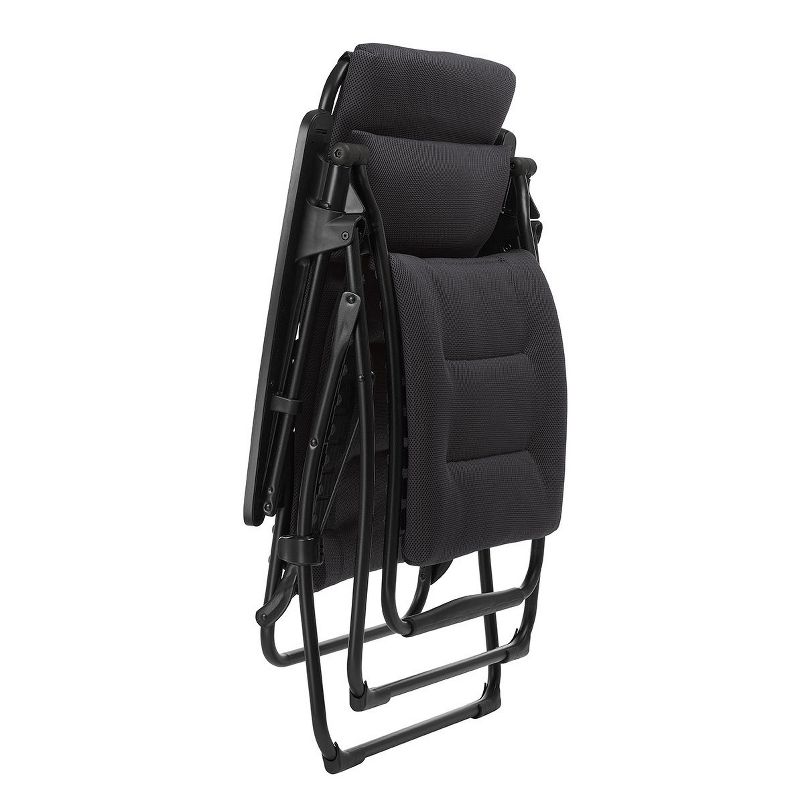 Lafuma Futura Air Comfort Zero Gravity Outdoor Recliner Chair, Acier (2 Pack), 3 of 4