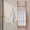 Premium Cotton 4 Pack Bath Towels - 100 Pure, Ultra Soft Absorbent - Light Grey 27 Inch X 54 Inch - 4 of 4