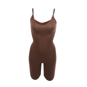 Unique Bargains Women Shapewear Tummy Control Full Bust Bodysuit Butt Lifter Thigh Slimmer - 1 of 4