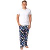Ted Lasso Mens' TV Series Show Symbols Believe Lounge Sleep Pajama Pants Blue - 2 of 4