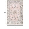 Lahome Loop Border Gradient Style Short Pile Velvet Rectangular Indoor Area Rug - 2 of 4
