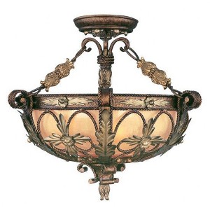 Livex Lighting Pomplano 2 - Light Wall Light in  Palacial Bronze/Gilded - 1 of 1