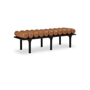 Meridian Furniture,Landon Vegan Leather Bench - 1 of 4