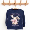 The Juniper Shop Coquette Cottontail Bunny Club Youth Long Sleeve Tee - 2 of 4