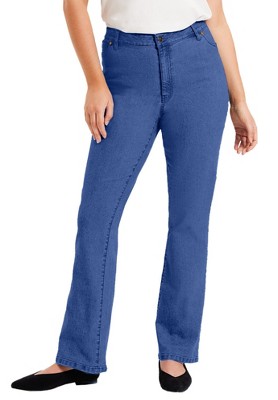 June + Vie by Roaman's Women's Plus Size June Fit Bootcut Jeans