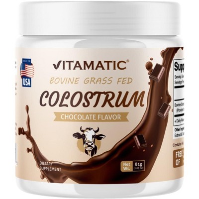 Bovine Colostrum Powder 30 Servings - Chocolate Flavor