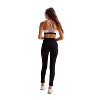 Women's Crossover Pocket Full Length Leggings - Julia Rose - image 3 of 4