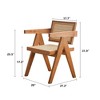 Gaoyangjiaju 20 in. Round Solid Wood Dining Table with Pedestal Base,  (2 Chairs) - 2 of 4