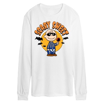Men's - Peanuts - Scary Sweet Long Sleeve Graphic T-Shirt