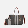 MKF Collection Holland Tote Bag with Wristlet by Mia K - Charcoal - 2 of 4