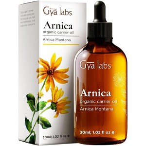 Gya Labs Arnica Carrier Oil - 1 Fl Oz - for Hair, Skin, Face, Scalp & Body Massage - 1 of 4