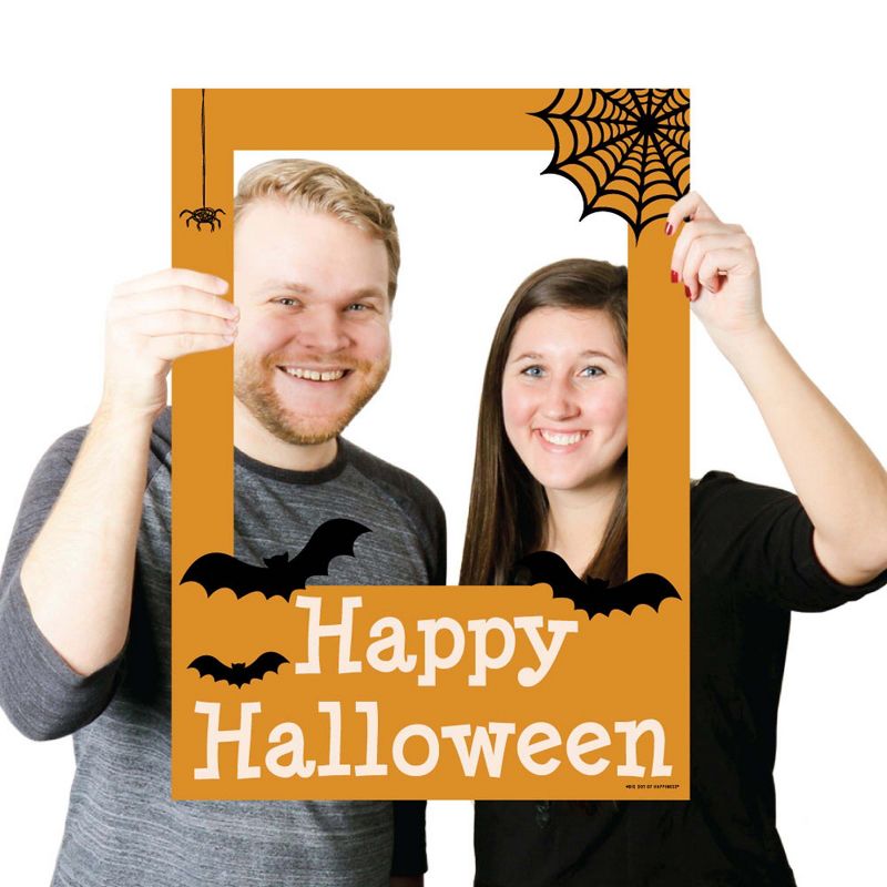 Big Dot of Happiness Trick or Treat - Halloween Party Selfie Photo Booth Picture Frame & Props - Printed on Sturdy Material, 3 of 7