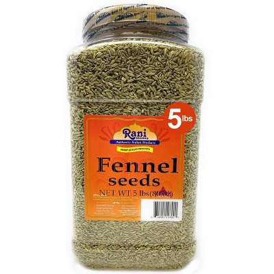 Fennel (saunf) Seeds - 80oz (5lbs) 2.27kg - Rani Brand Authentic Indian ...