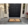 A1HC Natural Coir and PVC Backing Classic Border Monogrammed Door Mat, Anti-Shed Entry Doormat - 3 of 4