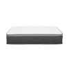 NicBex 12 Inch Plush Euro Top Gel Memory Foam Hybrid Mattress with CertiPUR-US Certified,Mattress in a Box,White+Gray - 3 of 4