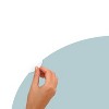 RoomMates XL Arch Peel and Stick Wall Decal Teal: Self-Adhesive Vinyl, 36.5" x 26.125", Arched Wall Sticker for All Ages - 4 of 4