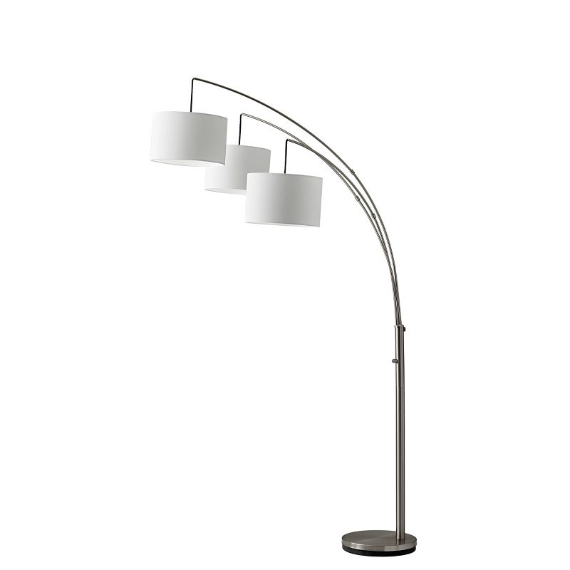 Trinity Arc Lamp Brushed Steel - Adesso, 6 of 9