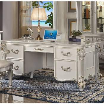 31" Vendome Desks Antique Pearl Finish - Acme Furniture