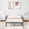Bed Frame No Box Spring Needed, Heavy Duty Metal Platform Bed Frame for Bedroom Easy Assembly, Noise Free, Black - 3 of 4