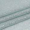 Kate Aurora Glam Chic Living 2 Pack Metallic Foil Sparkle Slub Sheer Grommet Top Curtain Panels - 4 of 4