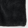Men's Faux Shearling Neck Warmer Scarf - Goodfellow & Co™ Black - 3 of 3