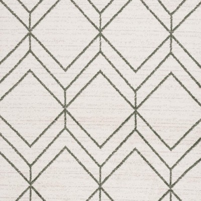 ivory/dark green