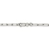 Black Bow Jewelry 4.25mm Sterling Silver Solid Elongated Open Cable Chain Necklace - 4 of 4