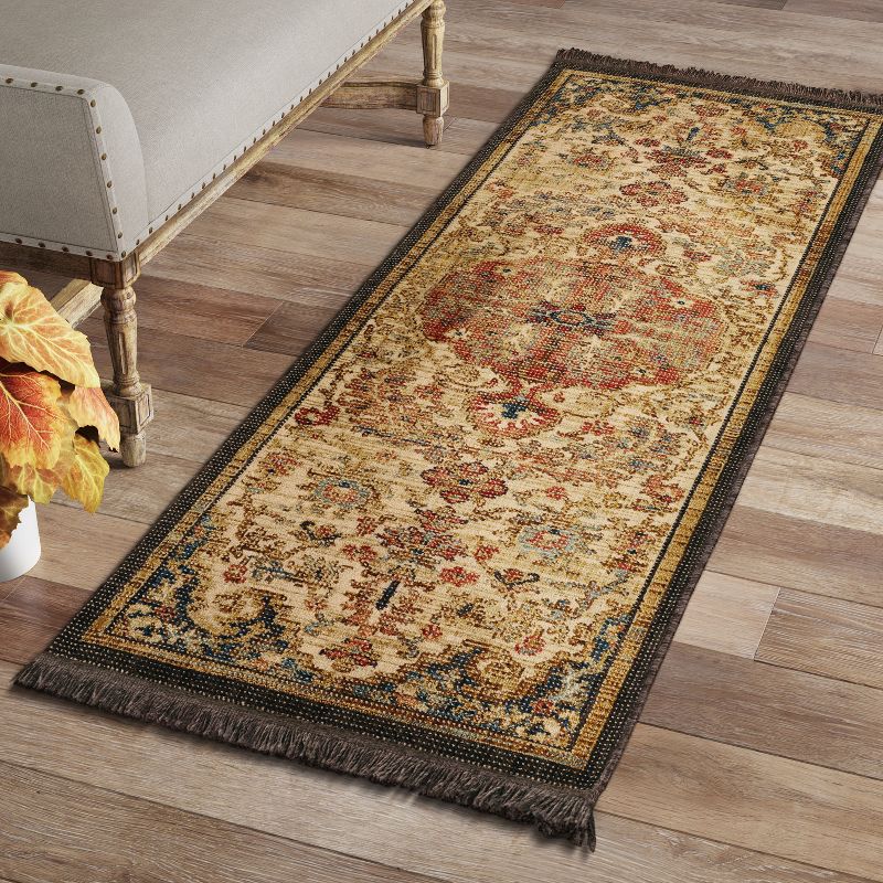Floral Woven Medallion Persian Rug - Threshold&#153;, 4 of 8