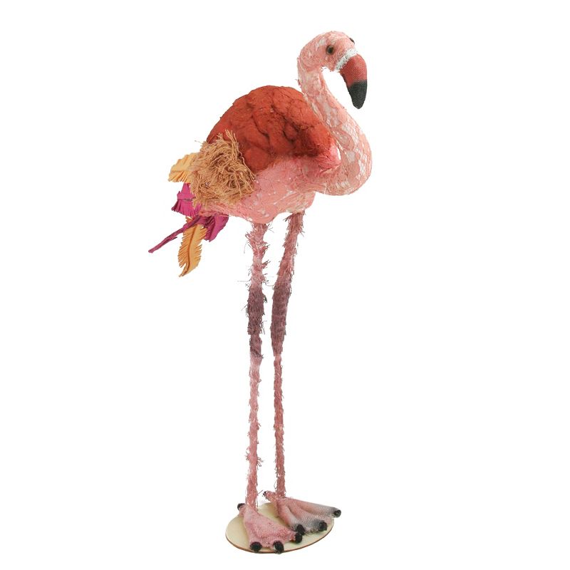 Northlight 21.5" Tropical Textured Pink Flamingo Table Top Decoration, 2 of 4