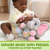 Musical Elephant Plush Baby Toy, Baby Learning Toys Stuffed Animal Music Light,  Soft Plush Toys For Infant Babies, Christmas Birthday Gifts 6+ Months - 4 of 4