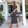 Anna-Kaci Women's Classic Button-Down Collar Denim Shirt Dress for Everyday Looks - 3 of 4