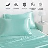 3/4 Pieces Satin Bed Sheet Set, Silky Cooling Soft Sheet Set - NTBAY - image 3 of 4