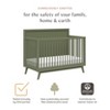 Babyletto Palma Mid-Century 4-in-1 Convertible Crib with Toddler Bed Conversion Kit - Olive - 2 of 4