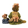 Boyds Bears Resin 3.25 In Alyssa With Caroline...A Stitch In Time Dollstone Cross Stitch Figurines - 2 of 3