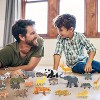 24-Piece Safari & Zoo Animal Figures Set, Realistic Plastic Toys for Educational Play and Birthday Party Supplies - 3 of 4