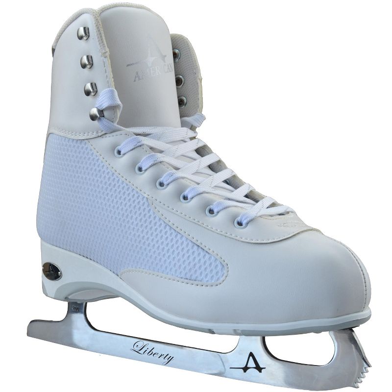 American Athletic Women's White Ice Figure Skate, 1 of 5