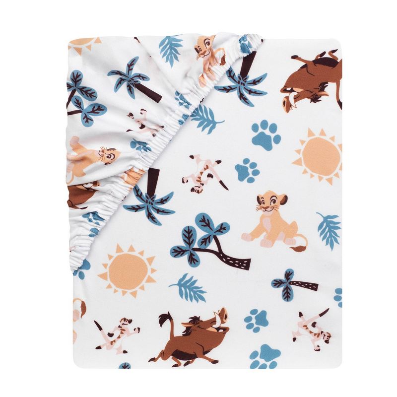 Lambs &#38; Ivy Disney Baby Lion King Adventure Fitted Mini Crib Sheet, 3 of 5