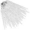 vidaXL Cold White Acrylic Christmas Icicle Lights - 100pc Indoor/Outdoor Energy-Saving LED Lights - Waterproof Decorative Lights with 8 Effects - 3 of 4