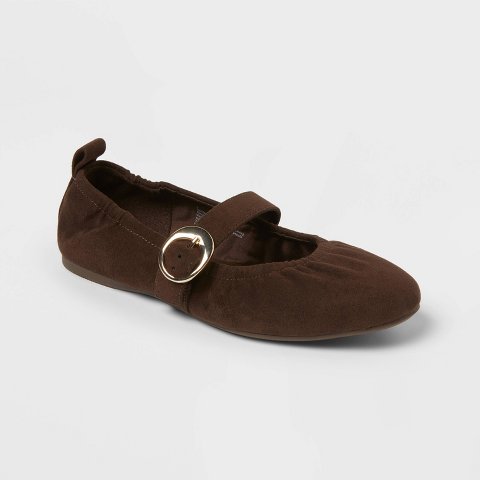 Обувь A New Day Women’s Maisy Shoes with Memory Foam Insole - A New Day™ Brown 6