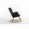 CAVINAS Rocking Chair Accent Chair Mid Century Modern Glider Rocking Chair with Padded Seat - 4 of 4