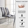 PAGED Modern Dining Chairs with Faux Leather Padded Seat Dining Room Chairs with Metal Legs for Living Room, Kitchen - 2 of 4