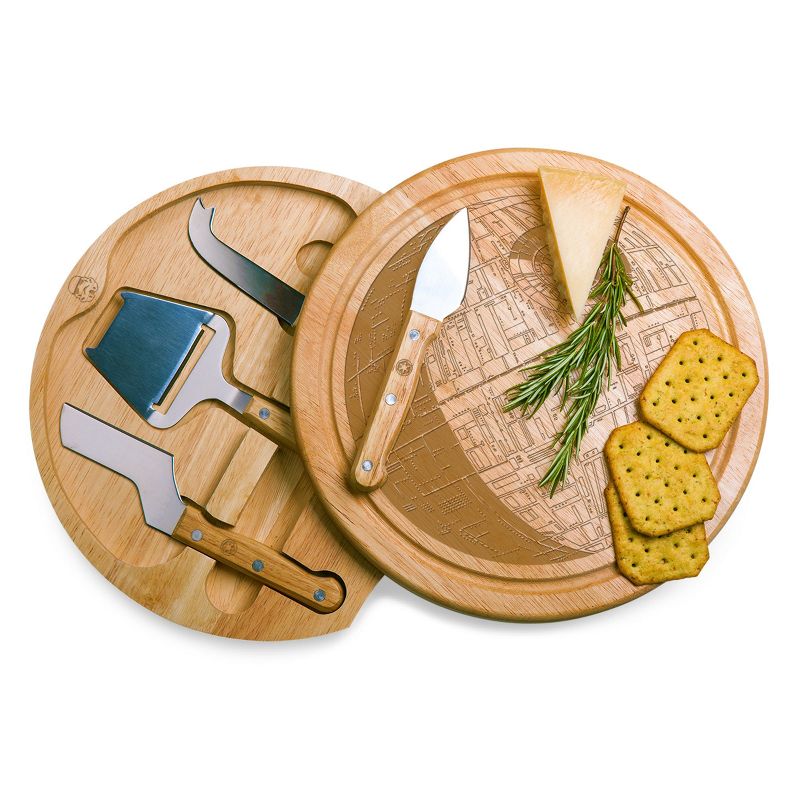 Star Wars Death Star Circo Wood Cheese Board with Tool Set by Picnic Time, 5 of 6