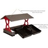 JCS Wildlife Large Fly Thru Bird Feeder- Mounting Pole Bundles Available - 4 of 4