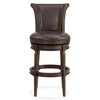 ROME + OAK Runyan Stool, Vintage Brown Vegan Leather - 4 of 4