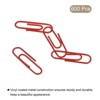 Unique Bargains Small Size Metal Prevent Tearing Pages Home Office Paper Clip 600 Pcs - 3 of 4