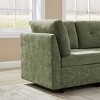 VANOMi Chenille Sectional Sofa with Ottoman - 3 of 4